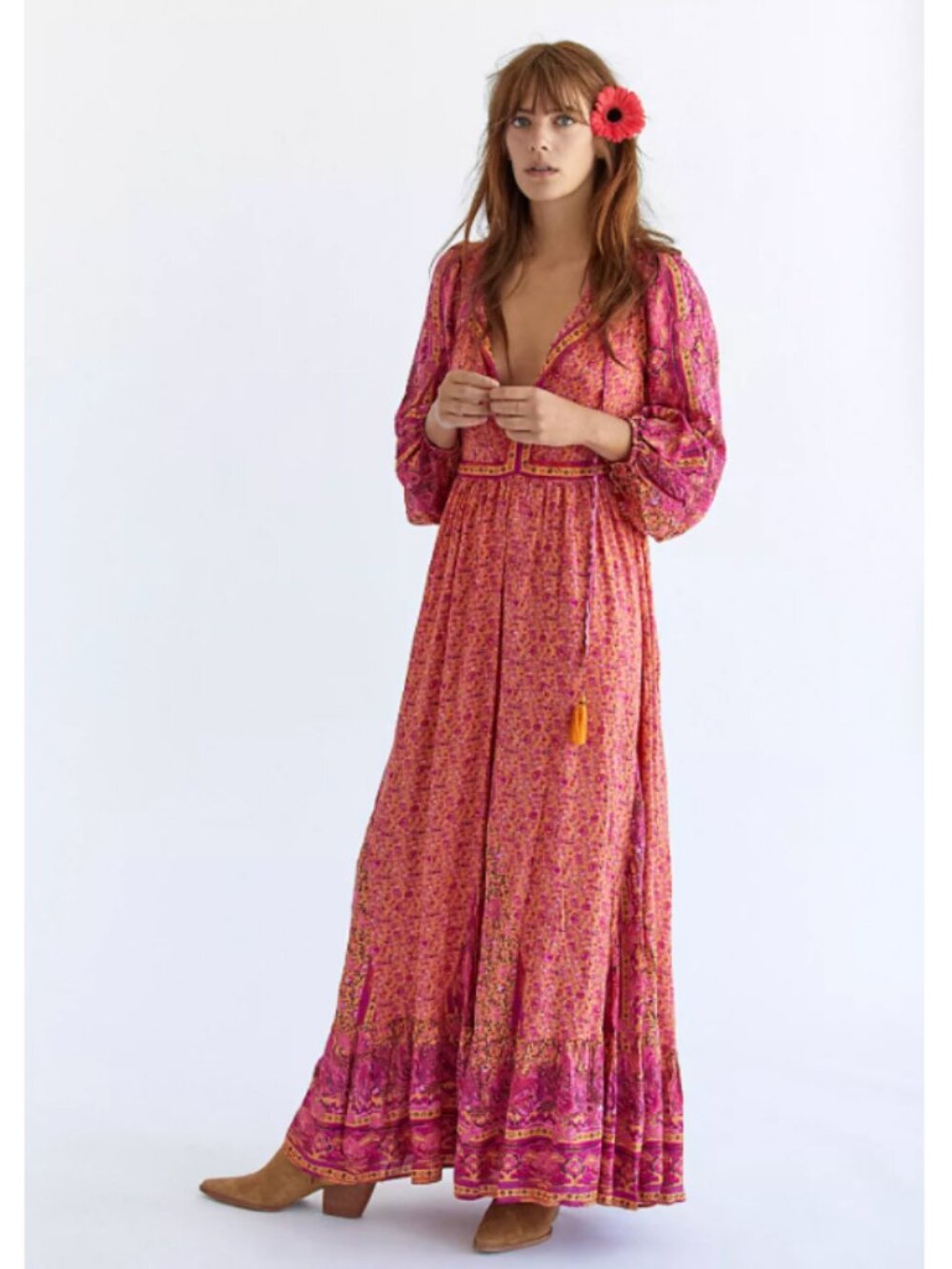 Free People - NWOT Happy Feelings Midi Dress - Medium